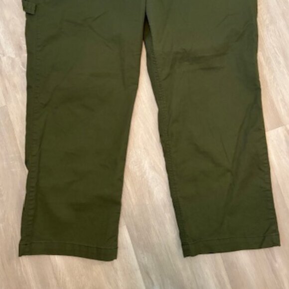 Old Navy Green Ankle Carpenter Pants - size 18 - Picture 2 of 8